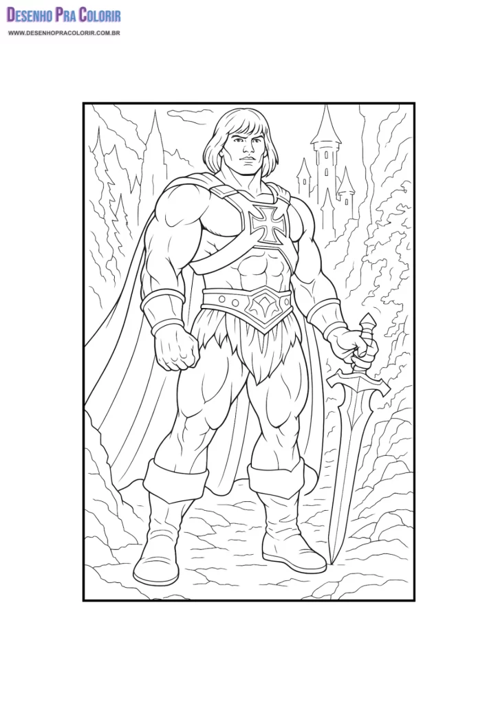 He-Man Coloring Pages