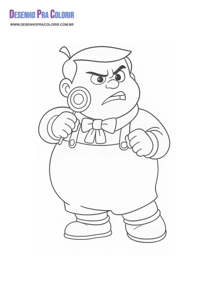 Chaves Para Colorir Nhonho