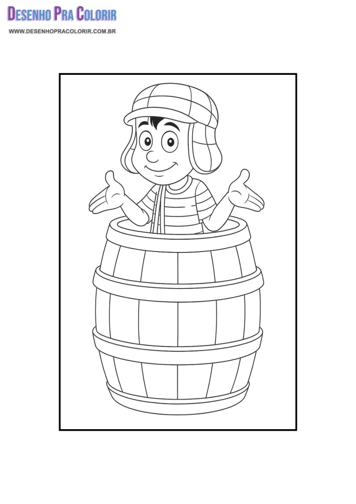 Chaves Para Colorir