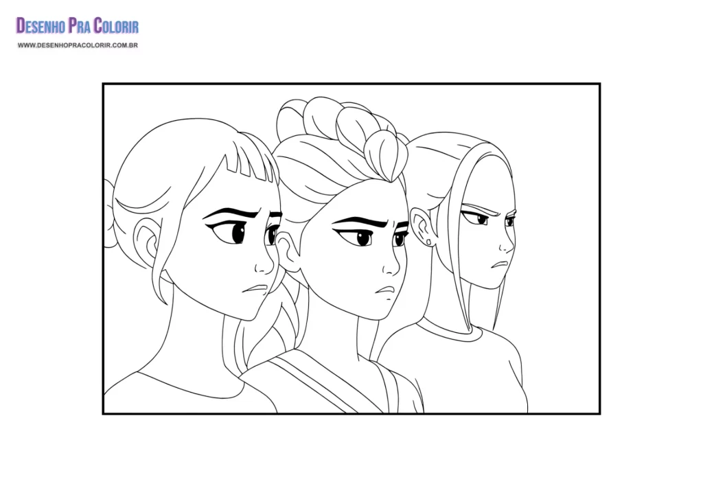 Kpop Demon Hunters Coloring Pages