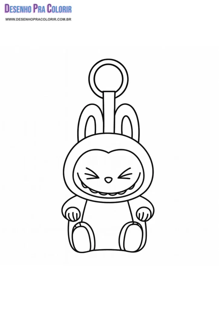 Desenho Labubu Para Colorir