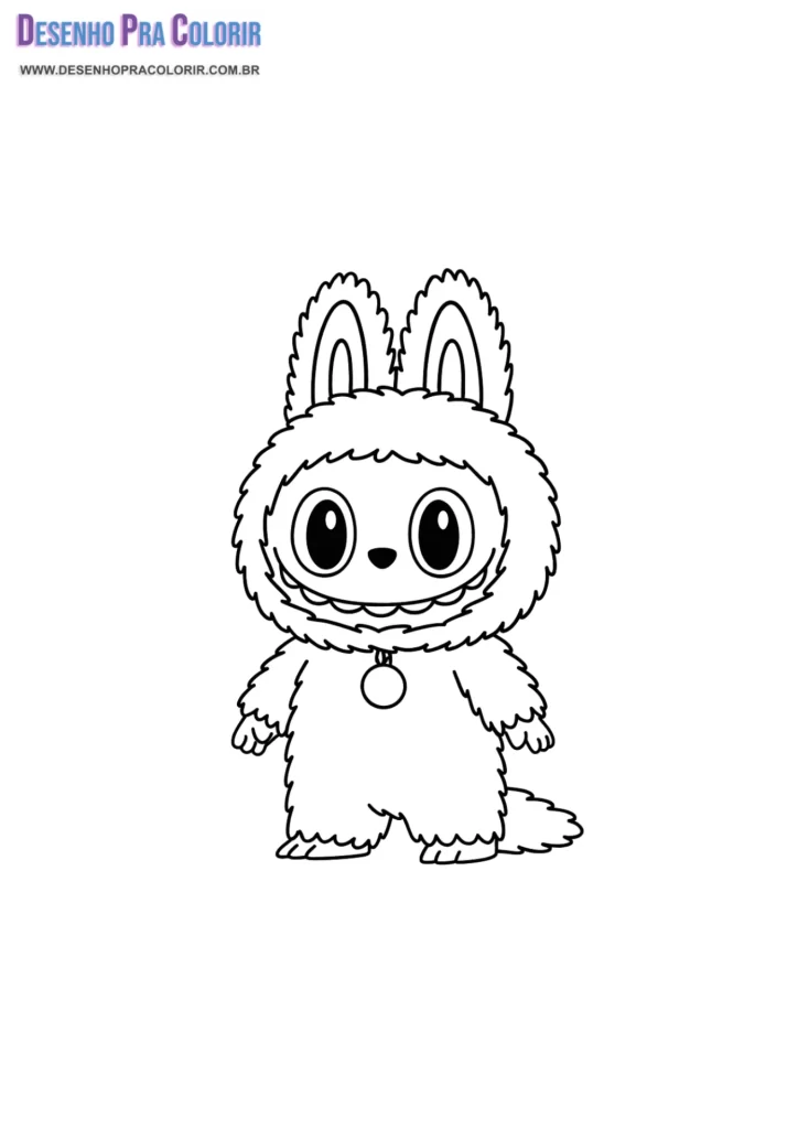 Desenho Labubu Para Colorir