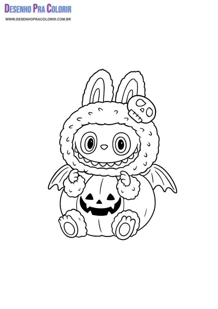 Desenho Labubu Para Colorir