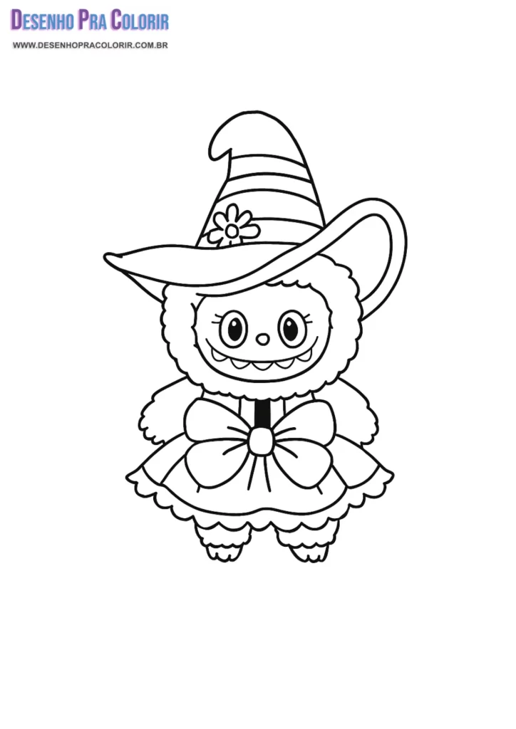 Desenho Labubu Para Colorir