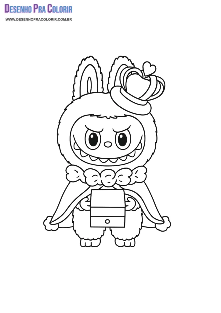 Desenho Labubu Para Colorir