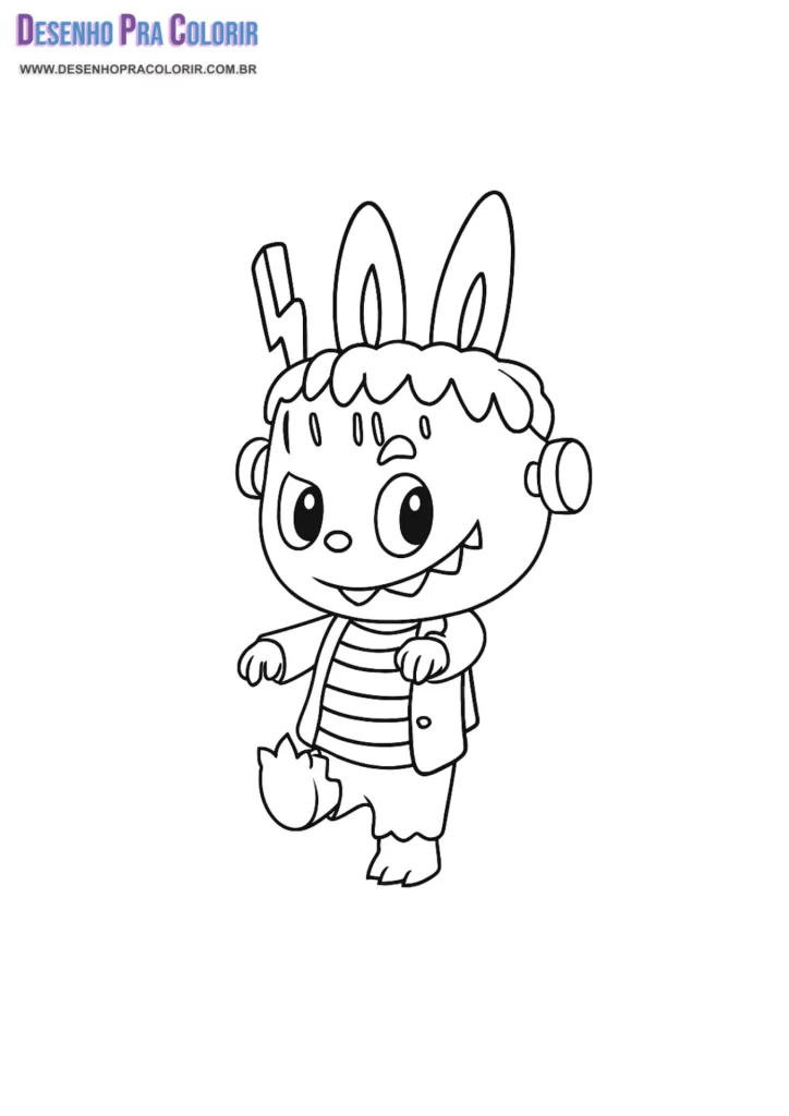 Desenho Labubu Para Colorir