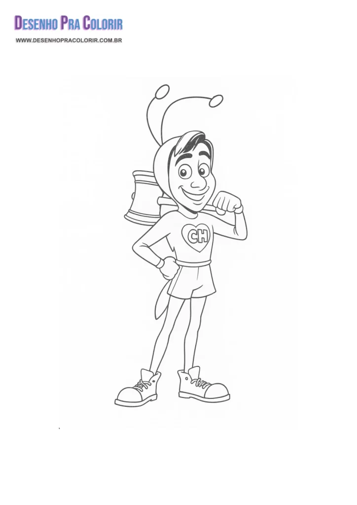 Chapolin Para Colorir