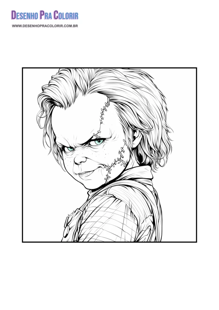 Chuck Para Colorir