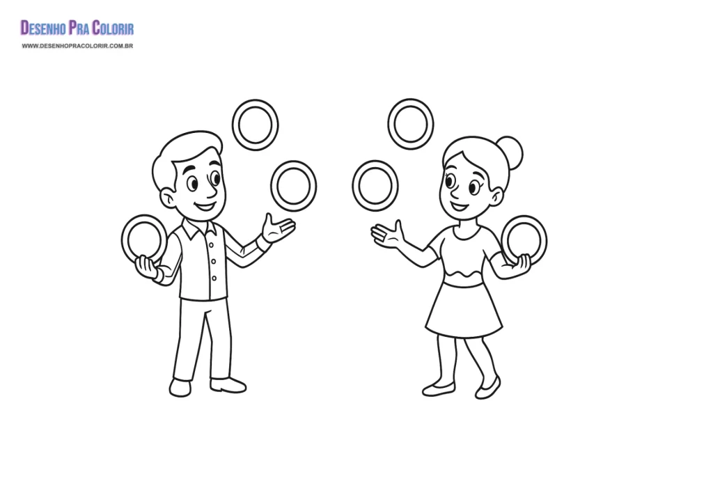 Circo Para Colorir