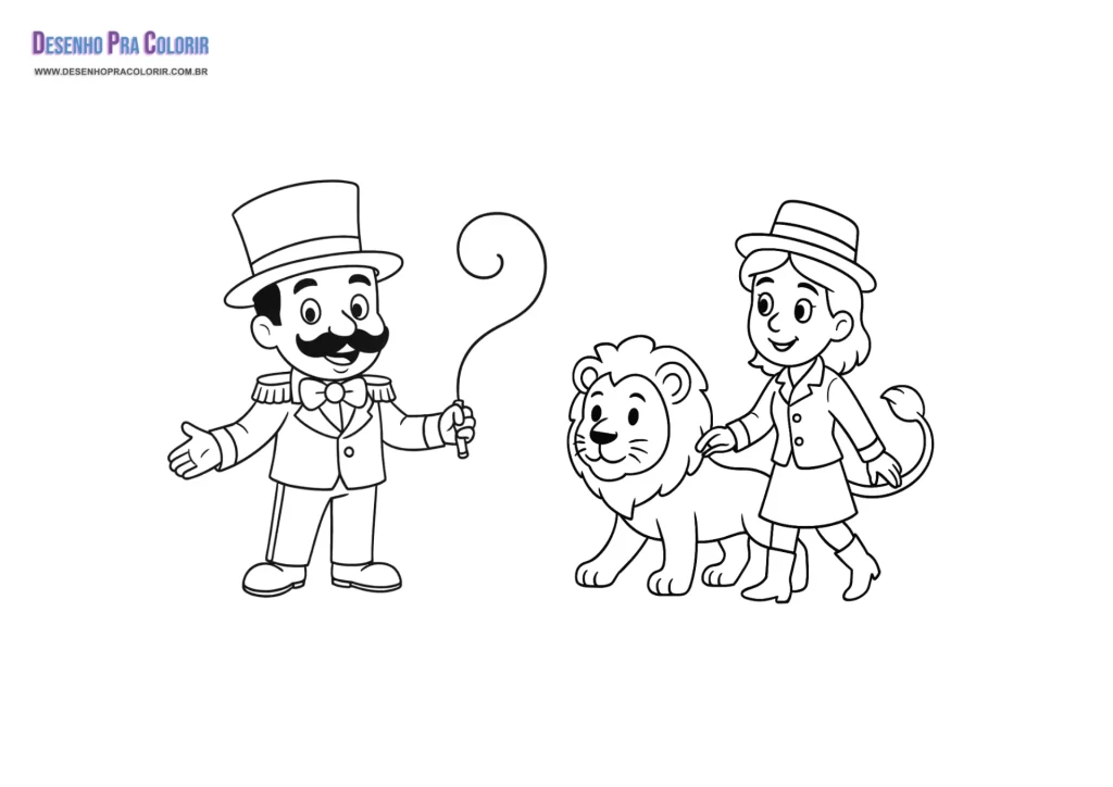 Circo Para Colorir