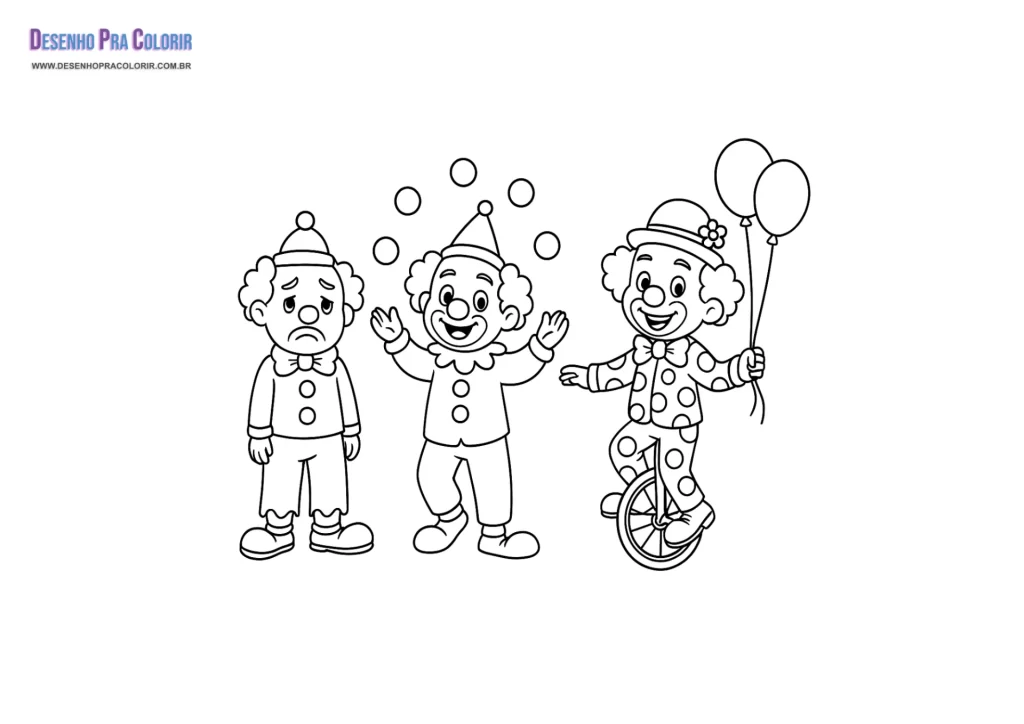 Circo Para Colorir