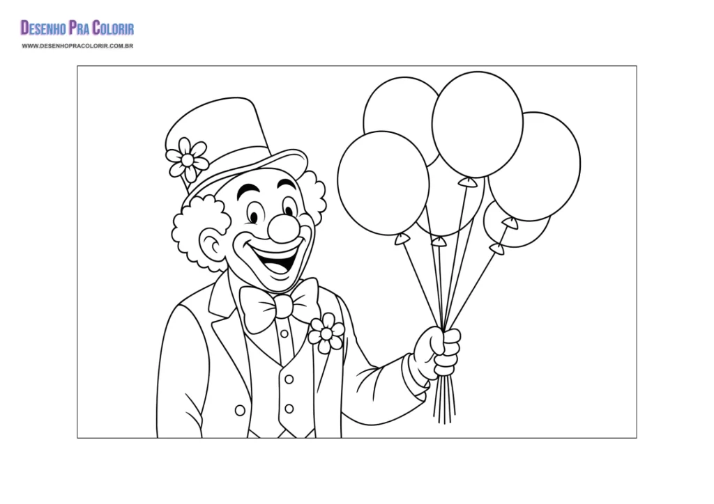 Circo Para Colorir