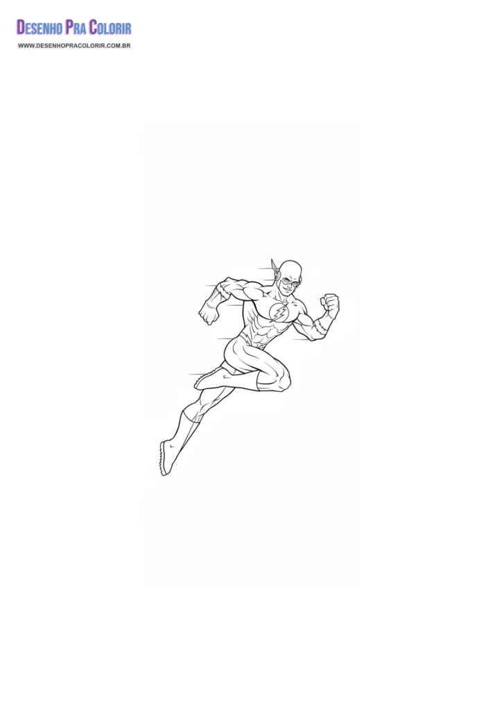 Flash Para Colorir