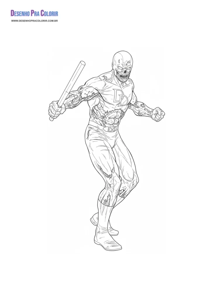 Marvel Zombies Para Colorir