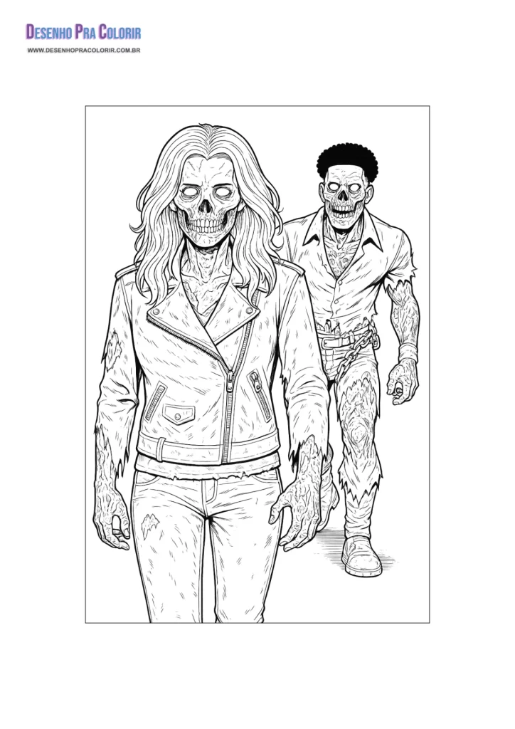 Marvel Zombies Para Colorir