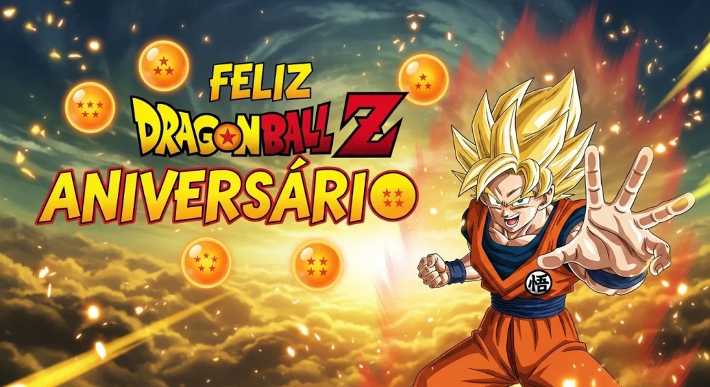 Feliz Aniversário Para Imprimir Dragon Ball Z