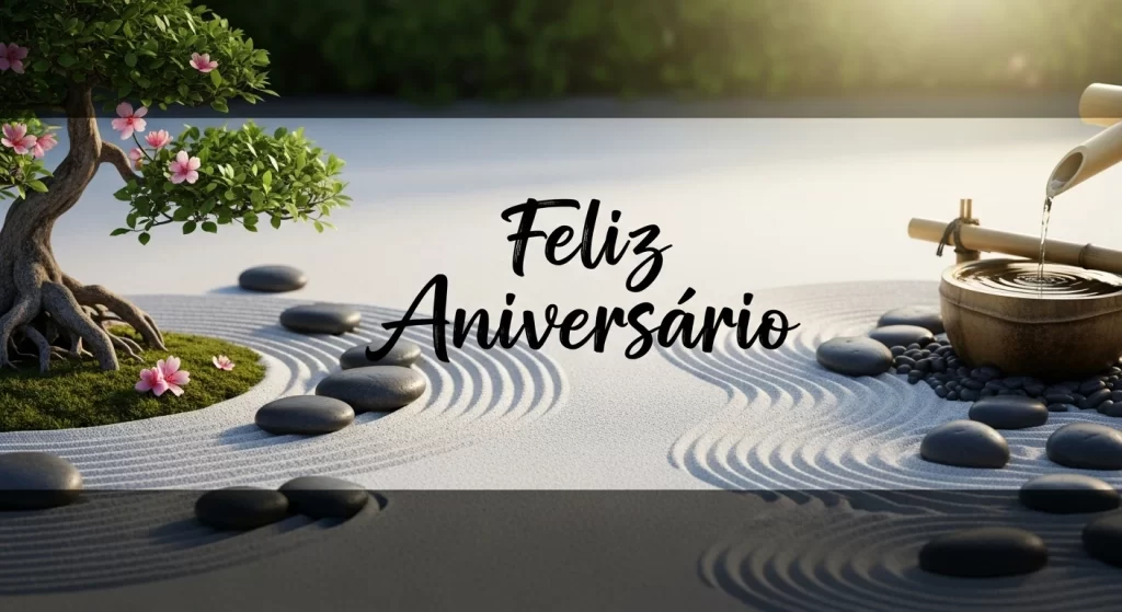 Feliz Aniversário Para Imprimir Zen