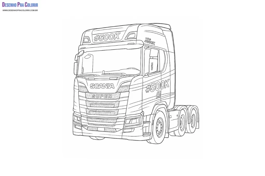 Coloriage Camion