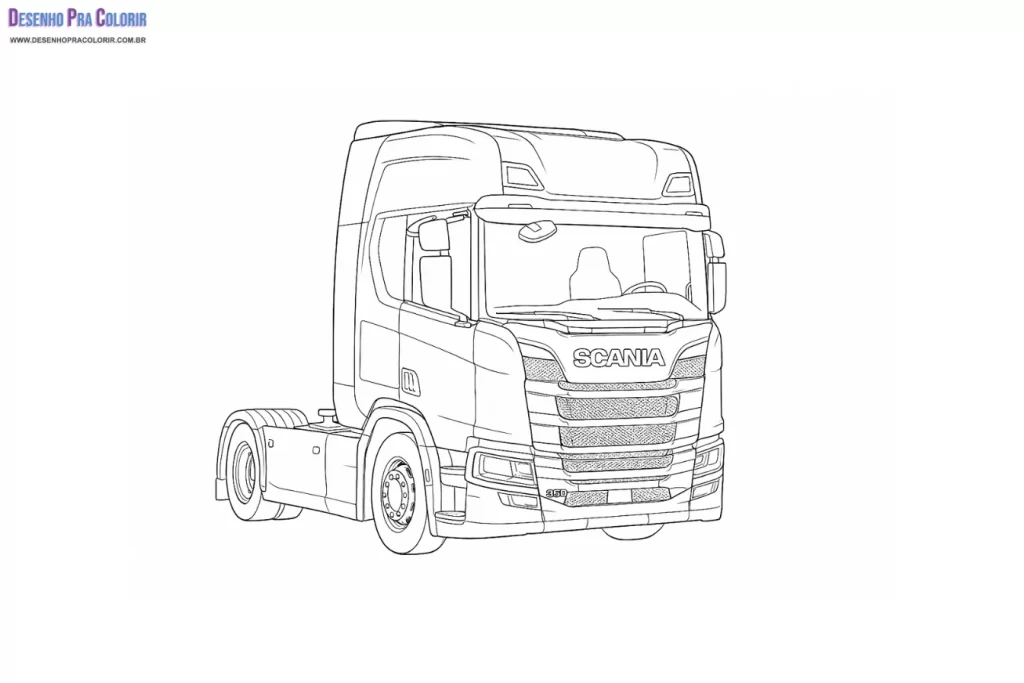 Coloriage Camion