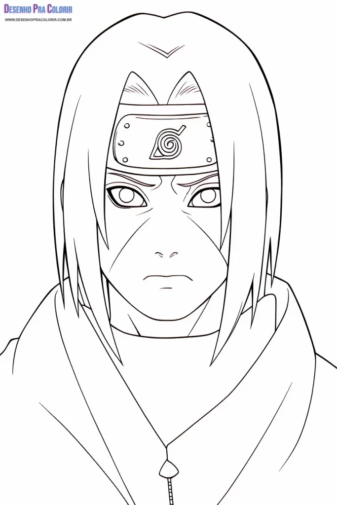 Coloriage Itachi Uchiha