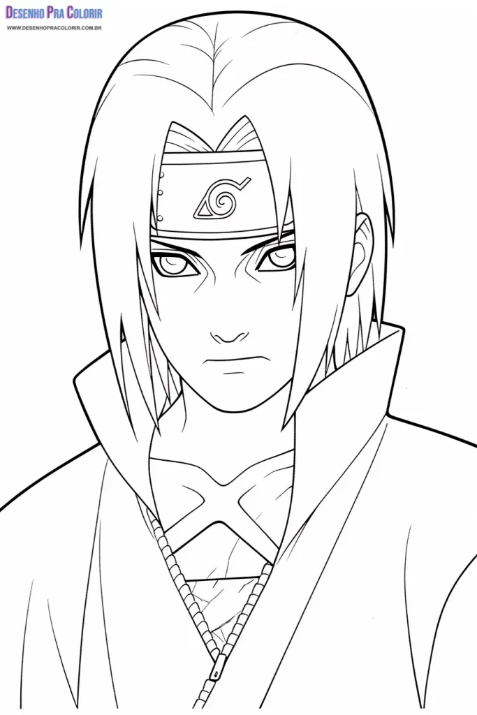 Coloriage Itachi Uchiha