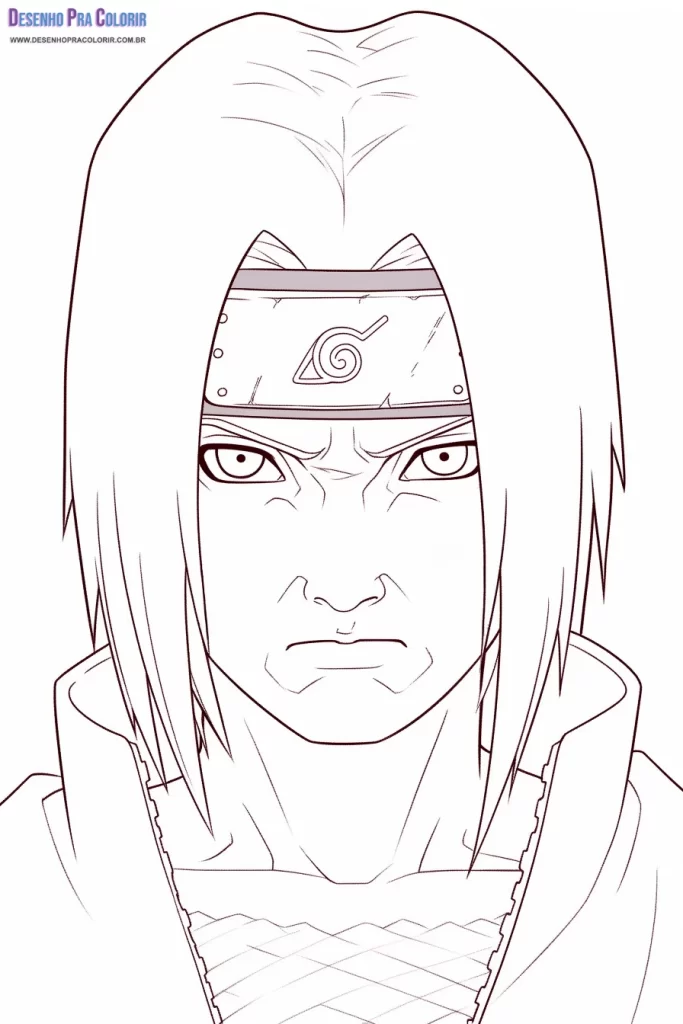 Coloriage Itachi Uchiha
