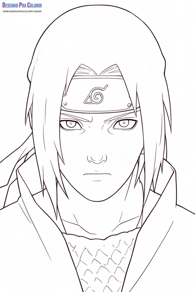 Coloriage Itachi Uchiha