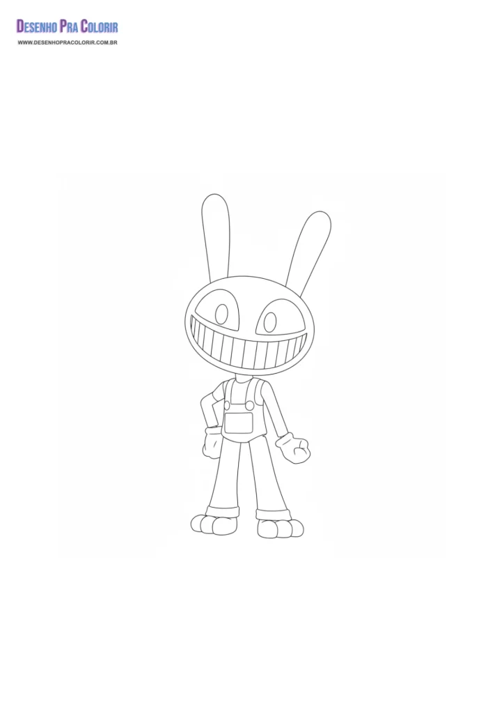 Digital Circus Para Colorir