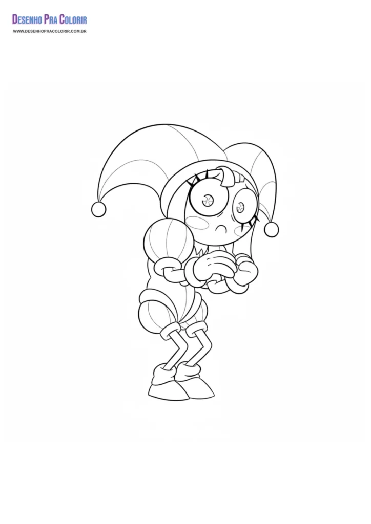 Digital Circus Para Colorir