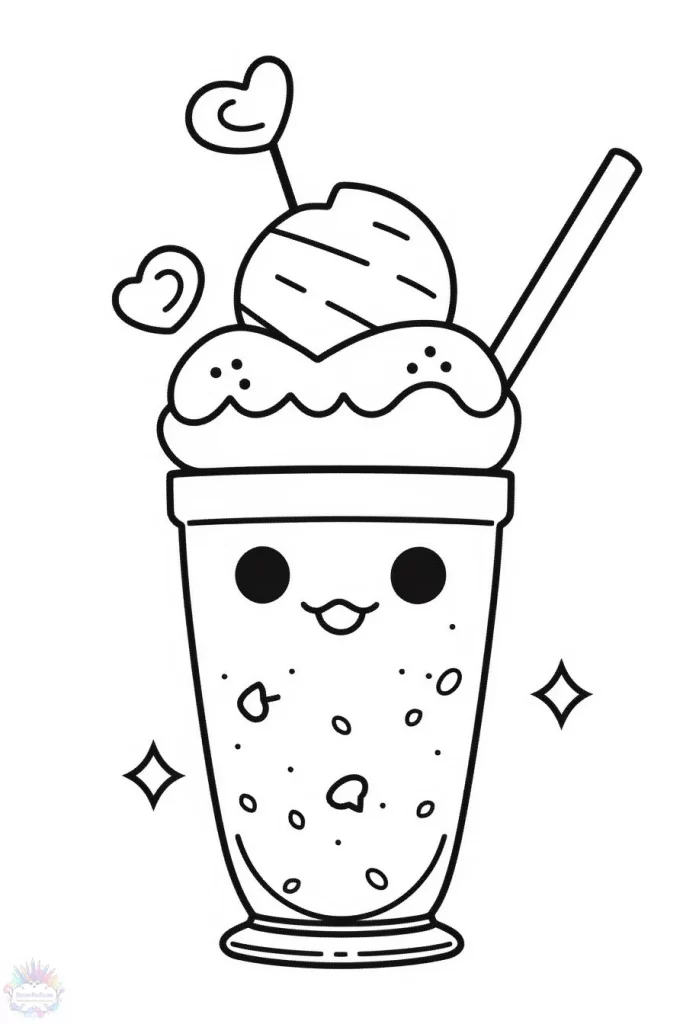 Süß Ausmalbilder Kawaii