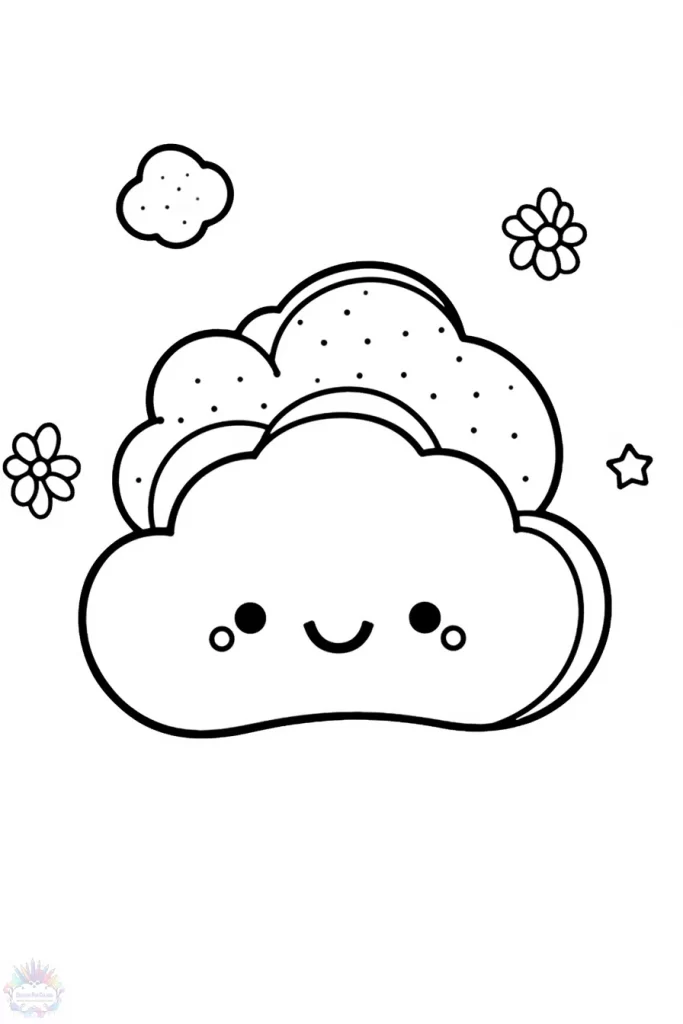Süß Ausmalbilder Kawaii