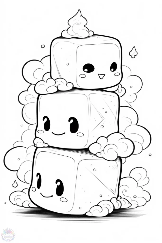 Süß Ausmalbilder Kawaii
