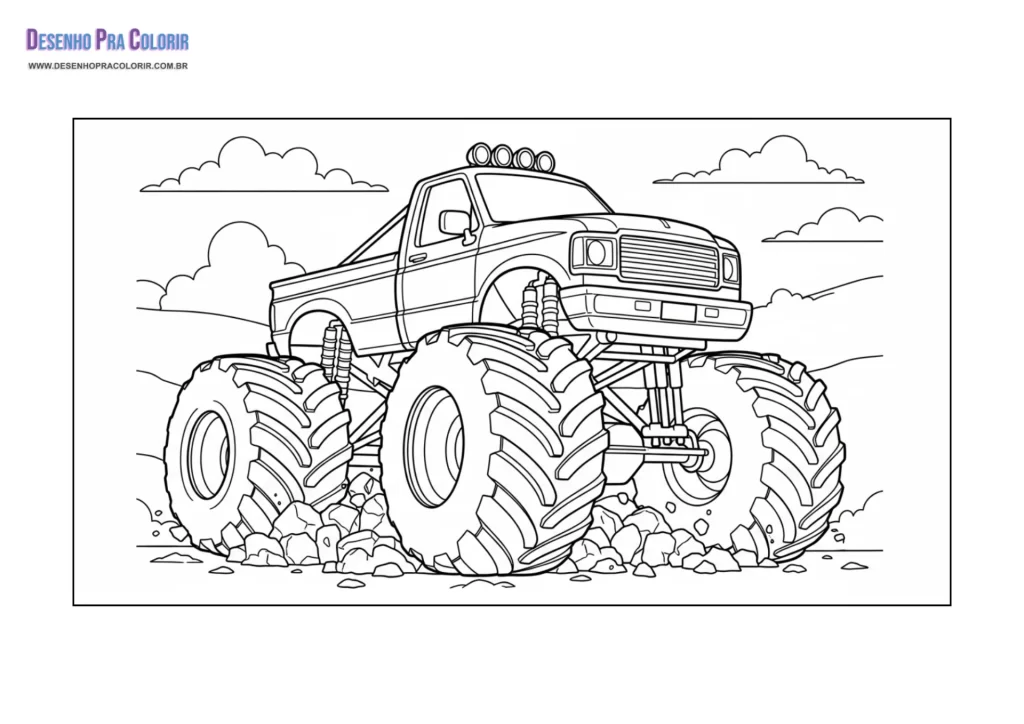Monster Truck Coloring Pages