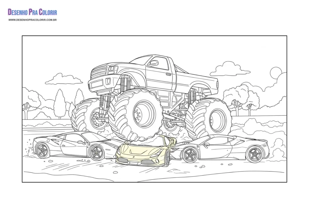 Monster Truck Coloring Pages