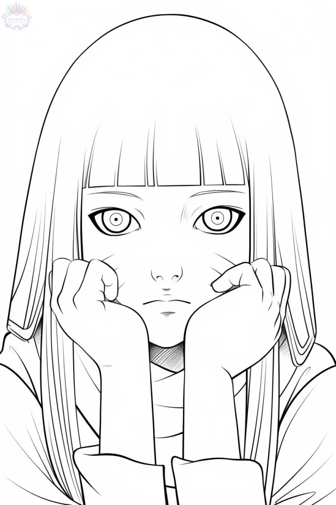 Naruto Para Colorear Hinata Hyuga