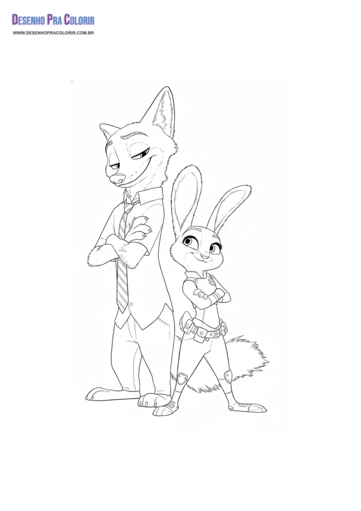 Zootopia Coloring Pages