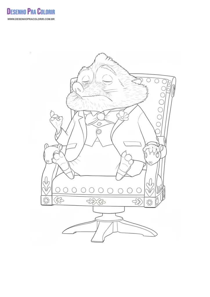 Zootopia Coloring Pages