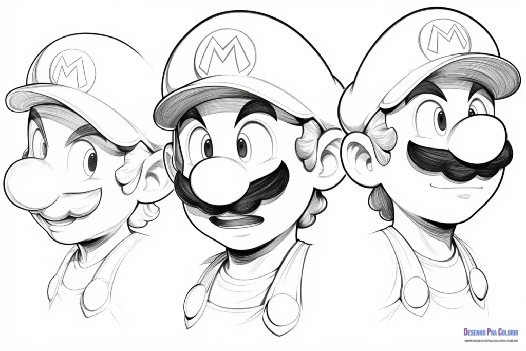 Dibujos de Mario Bros Para Colorear