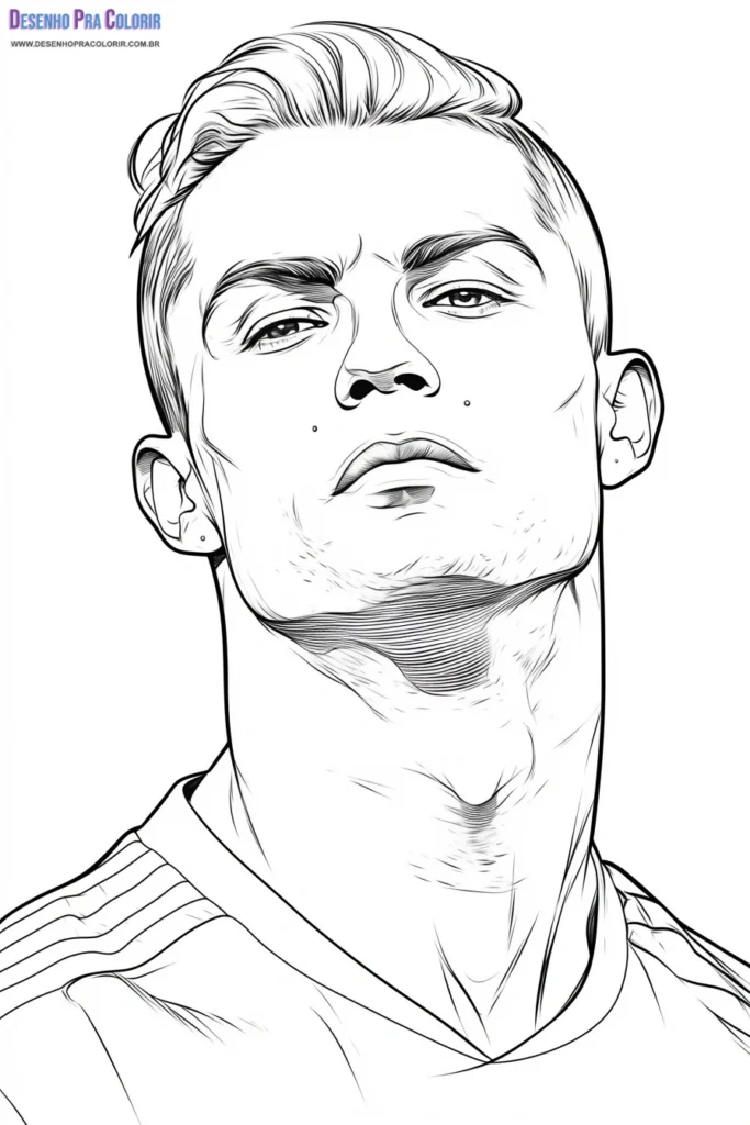 Cristiano Ronaldo Coloring Pages