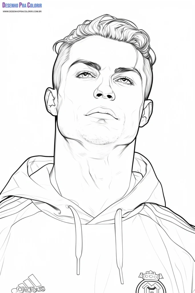 Cristiano Ronaldo Coloring Pages