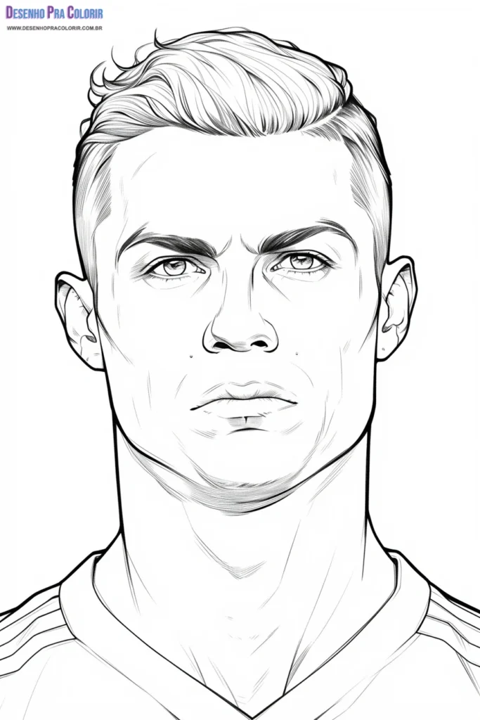 Cristiano Ronaldo Coloring Pages