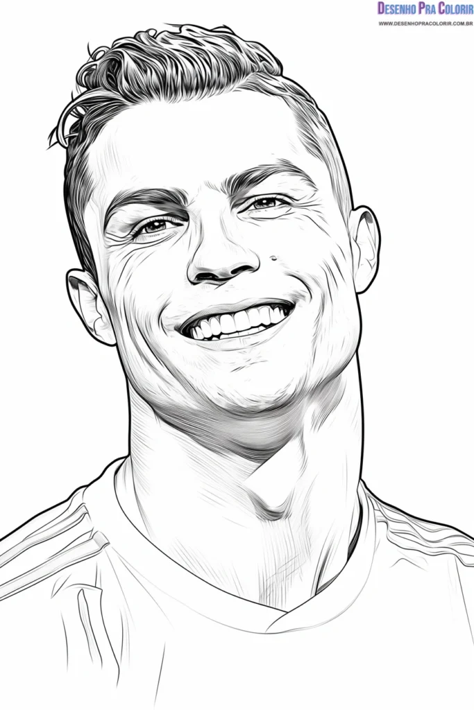 Cristiano Ronaldo Coloring Pages