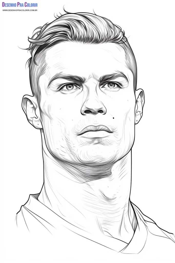 Cristiano Ronaldo Coloring Pages