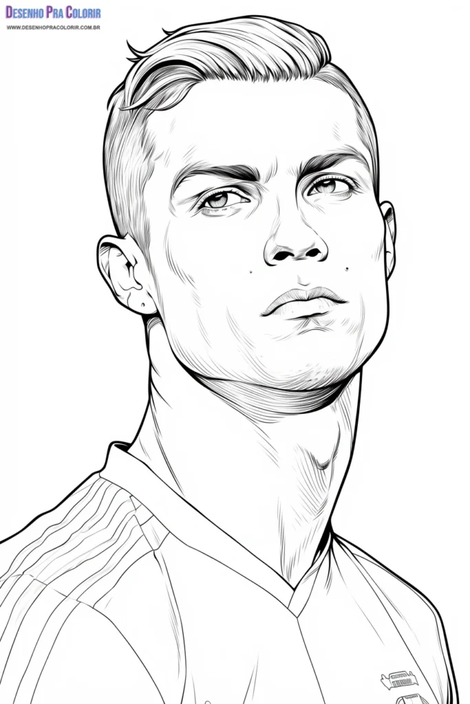 Cristiano Ronaldo Coloring Pages