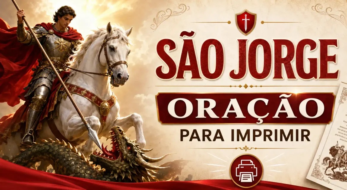São Jorge Oração Para Imprimir