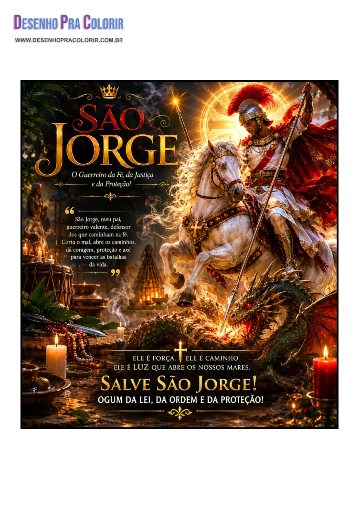 São Jorge Oração Para Imprimir