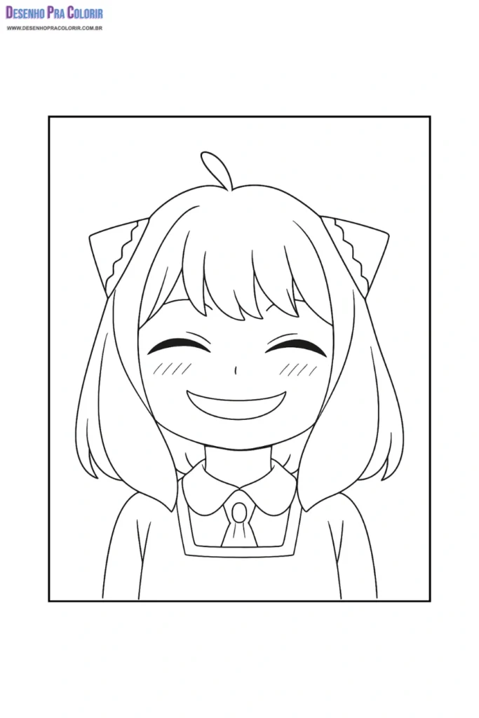 Coloriage Anya Forger