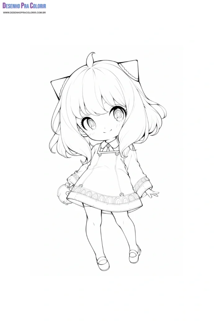 Coloriage Anya Forger