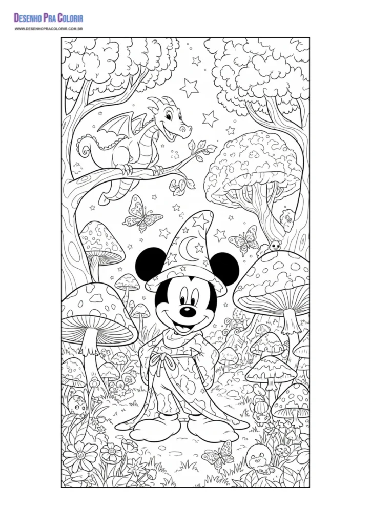Coloriage Mickey