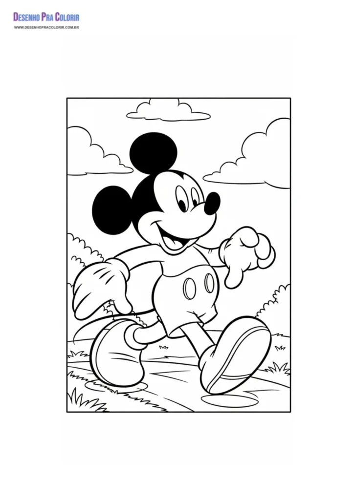 Coloriage Mickey